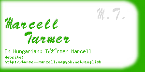 marcell turmer business card